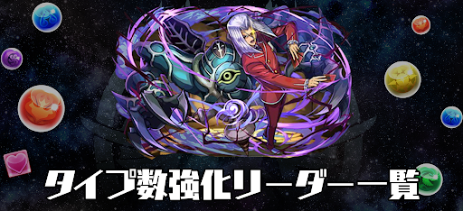 タイプ数強化リーダー一覧