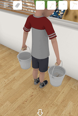 Schoolしょんぼりチャーリーと不思議な教室_魚