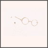 金縁眼鏡