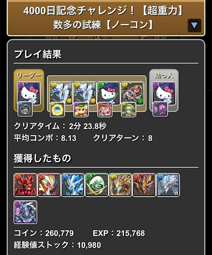 4000日記念チャレンジ-両ヴェロア周回パーティ