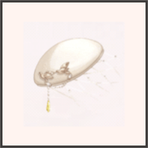 真珠のベレー帽