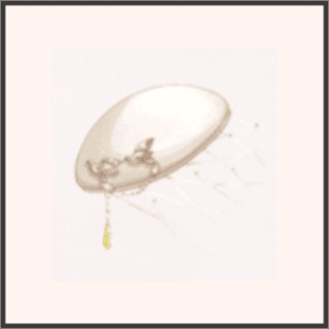 真珠のベレー帽