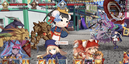 fgo-貿易戦略 ライバル団子屋との売り上げ勝負_バトル2