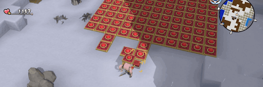 持ち上げギラタイル