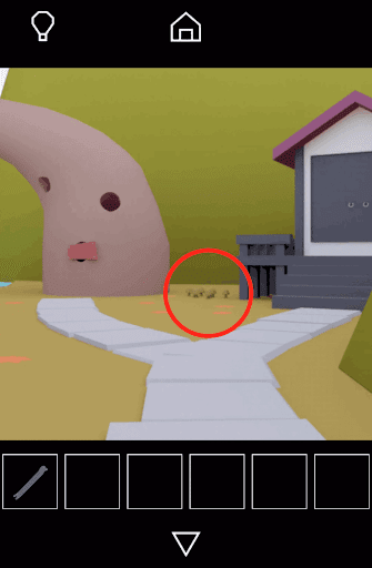 Dango_分かれ道に戻り画面中央を拡大する