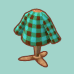 ミントギンガムのふくL