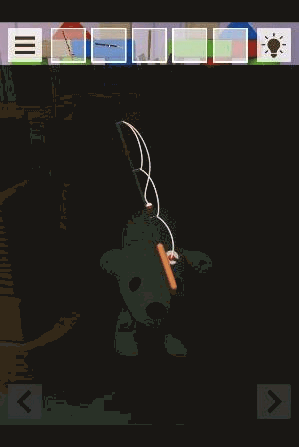 十五夜のお月様_釣り竿