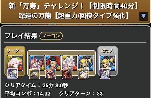 新万寿チャレンジ-桜ミク×ジノパーティ