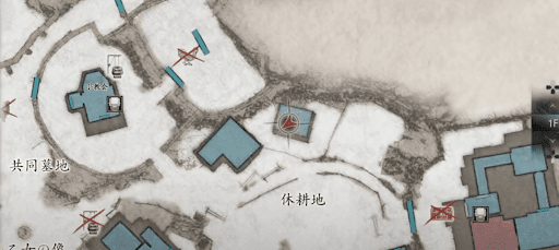 安置の小屋から狙撃する