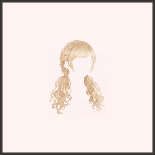 お揃いの金髪（妹）