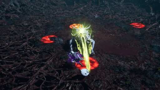 中距離にいれば2パターンの攻撃を繰り返す