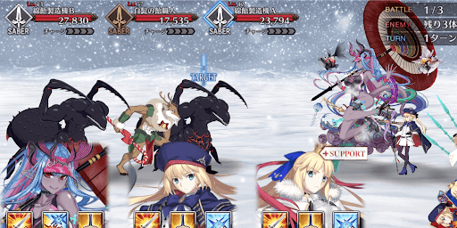 fgo-ルート整備大作戦！パウダーダスト級_バトル1