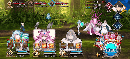 fgo-世界旅行！キャンプ地の怨霊！_バトル3