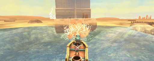 ゼルダSWS_大砲を3回当てる