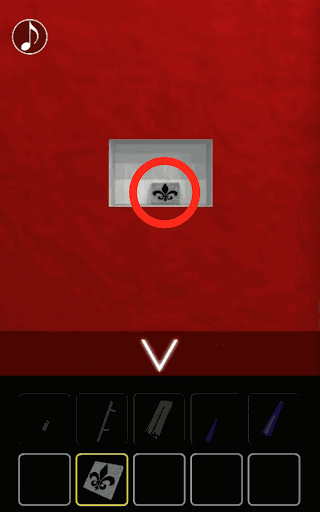 月の見える城からの脱出_トランプのマーク