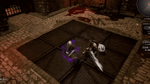 1_横を回るようにかわせば攻撃は当たらない