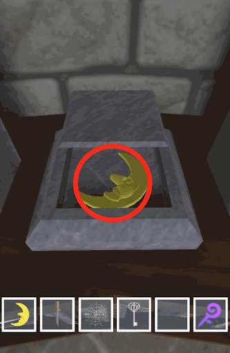 ドラゴンと魔法使いの住む塔_4階_三日月のプレートを入手する