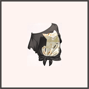 猫の独り言（黒）