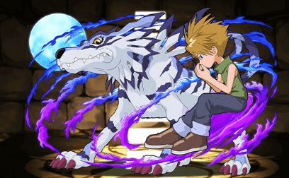 石田ヤマト＆ガルルモン