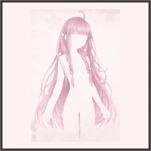 星占いの少女（桃）