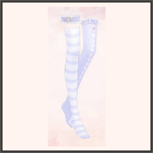 ハート＆ストライプ（紫）