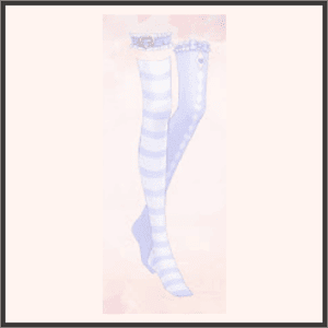 ハート＆ストライプ（紫）