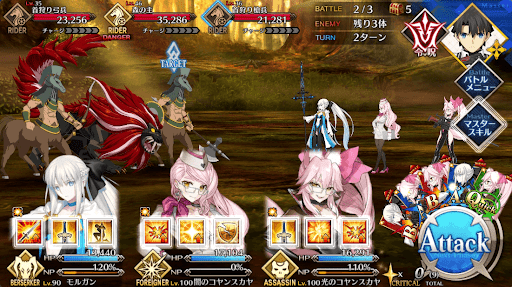 fgo-用心棒のアルバイト森の安全確保_バトル2