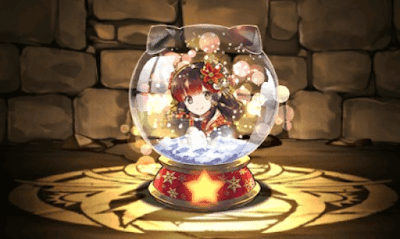 連理の緋龍喚士・ツバキのスノードーム