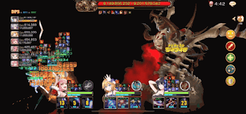 オブリガードのバトル中の画面画像