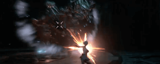 突進攻撃はカウンターで弾く