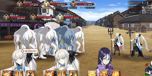 fgo-怪異退治 神田 白き暴徒達_バトル1