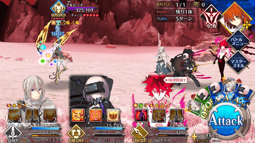 fgo-神たるアルジュナ戦（リコレクション4章19節）1/1-1