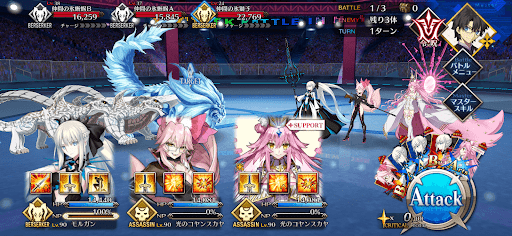 fgo-第一リーグ「プラネット級」_バトル1