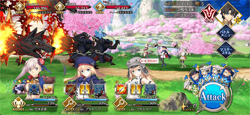 fgo-ケルベロスハント_バトル