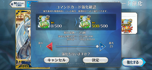 fgo-コマンド育成