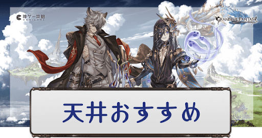 天井おすすめキャラと武器