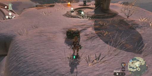 攻撃すると風が発生する