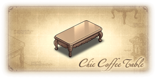 モダンなローテーブル