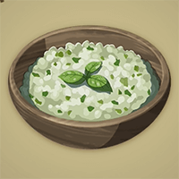 山菜ミルクがゆ