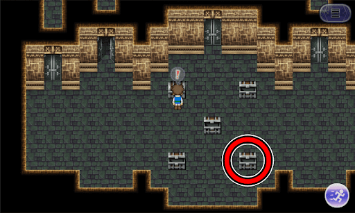 FF5_ロンカの心臓_B1F_石を右下の宝箱に入れる