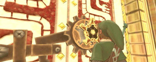 ゼルダSWS_神殿入り口に戻って内部へ進もう