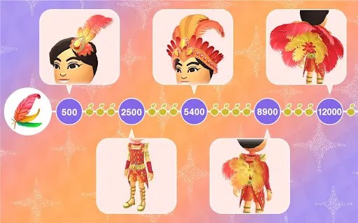 色とりどりの羽