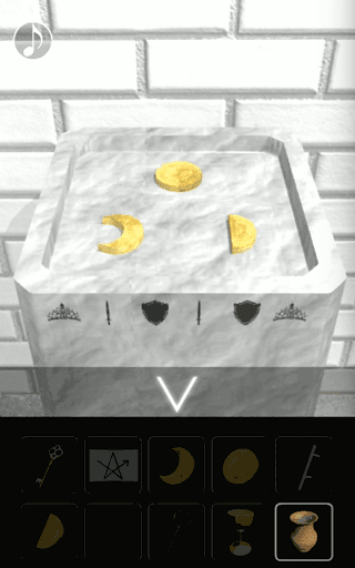 月の見える城からの脱出_月の石