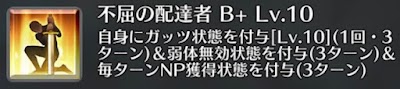不屈の配達者[B+]