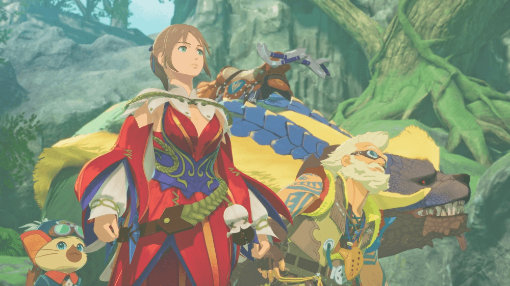 アオアシラを連れ歩き珍モンをおびき出す