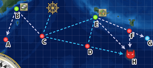 2-1 空母2ルート