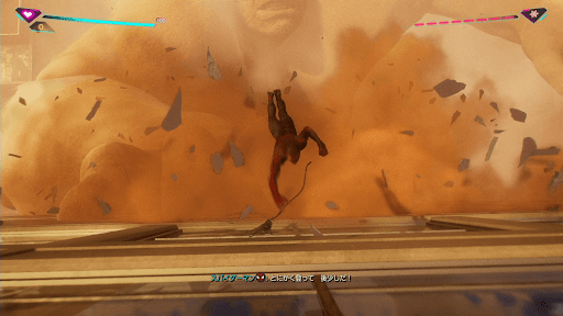 貯水タンクまで攻撃を避けながら移動する