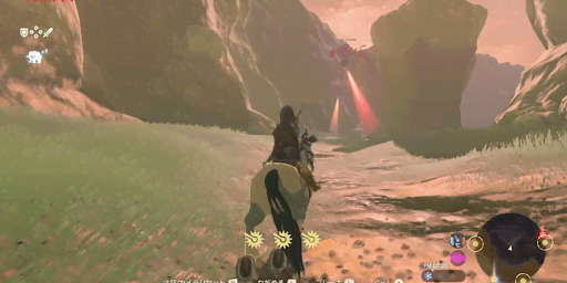 BotW_街道を北西に進む