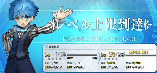 fgo-レベル上限到達
