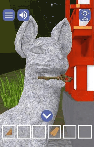 蛍の舞う星月夜_鍵と巻物